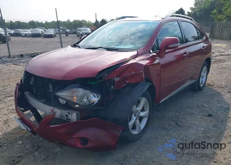 2011 Lexus Rx 350 from USA, damaged, VIN 2T2BK1BA2BC115945